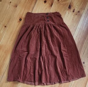 Madewell midi skirt
